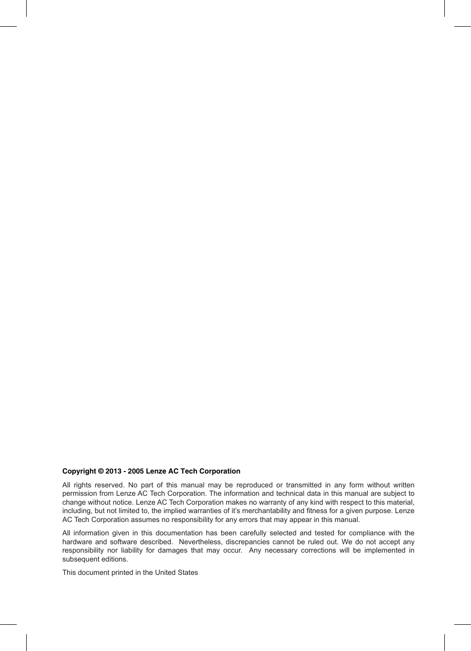 Lenze SMD 0-25kW-4-0kW Basic I/O User Manual | Page 2 / 36