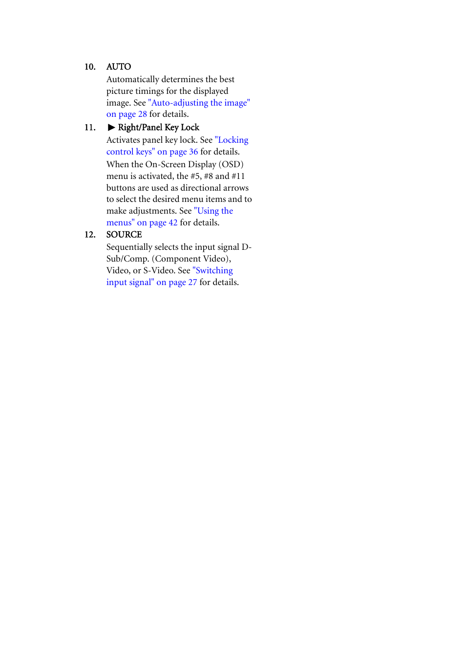 BenQ MP511 User Manual | Page 13 / 60