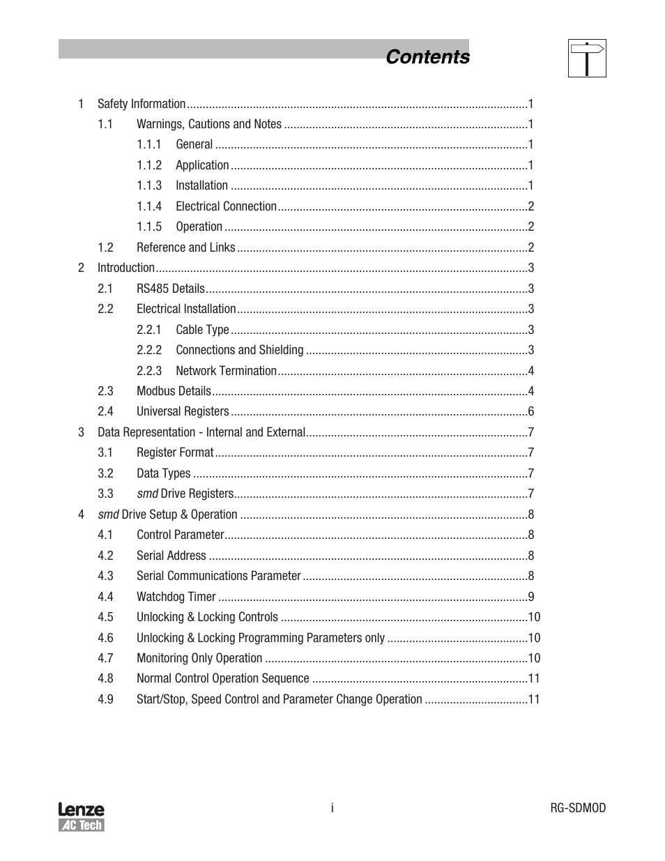 Lenze smd Series Drives User Manual | Page 3 / 32