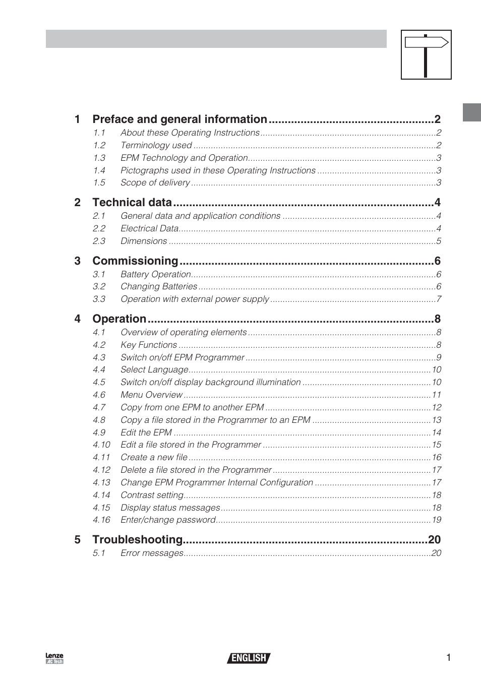 Lenze EEPM1RA EPM User Manual | Page 3 / 26