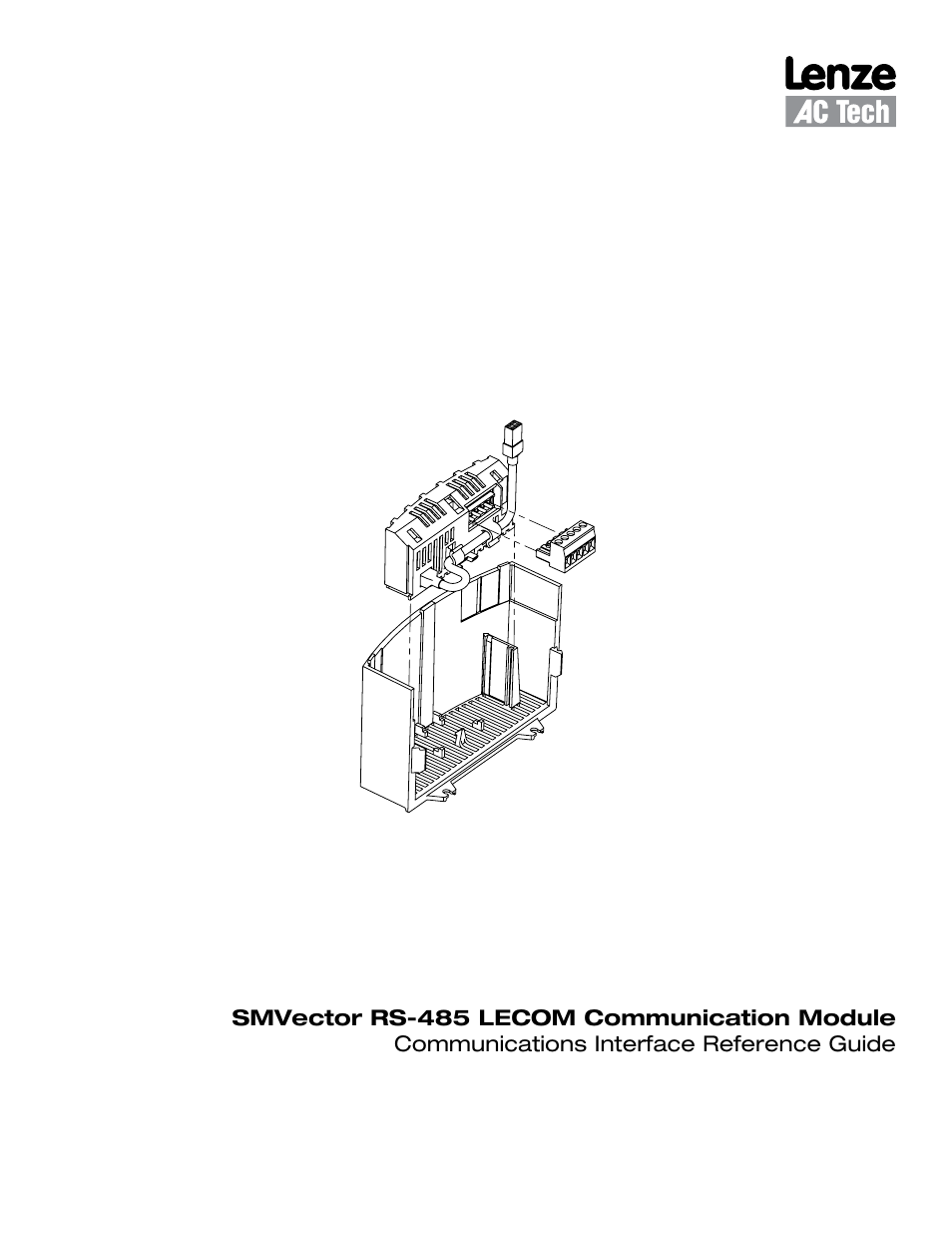 Lenze SMVector RS-485 LECOM User Manual | 29 pages
