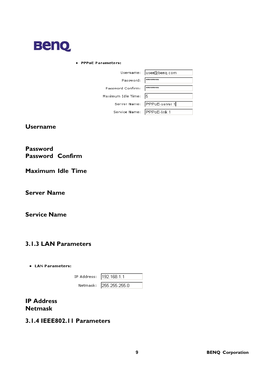 BenQ AWL-700 User Manual | Page 13 / 33
