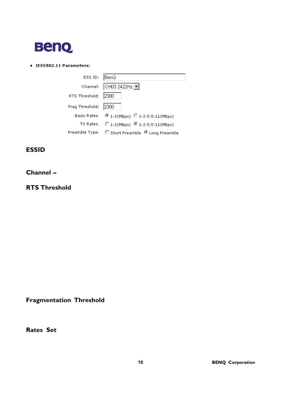 BenQ AWL-700 User Manual | Page 14 / 33