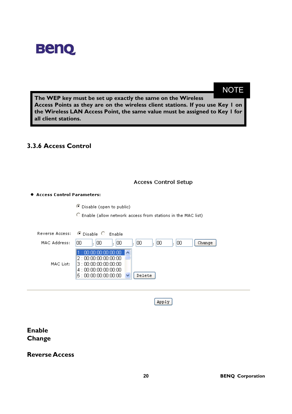 BenQ AWL-700 User Manual | Page 24 / 33