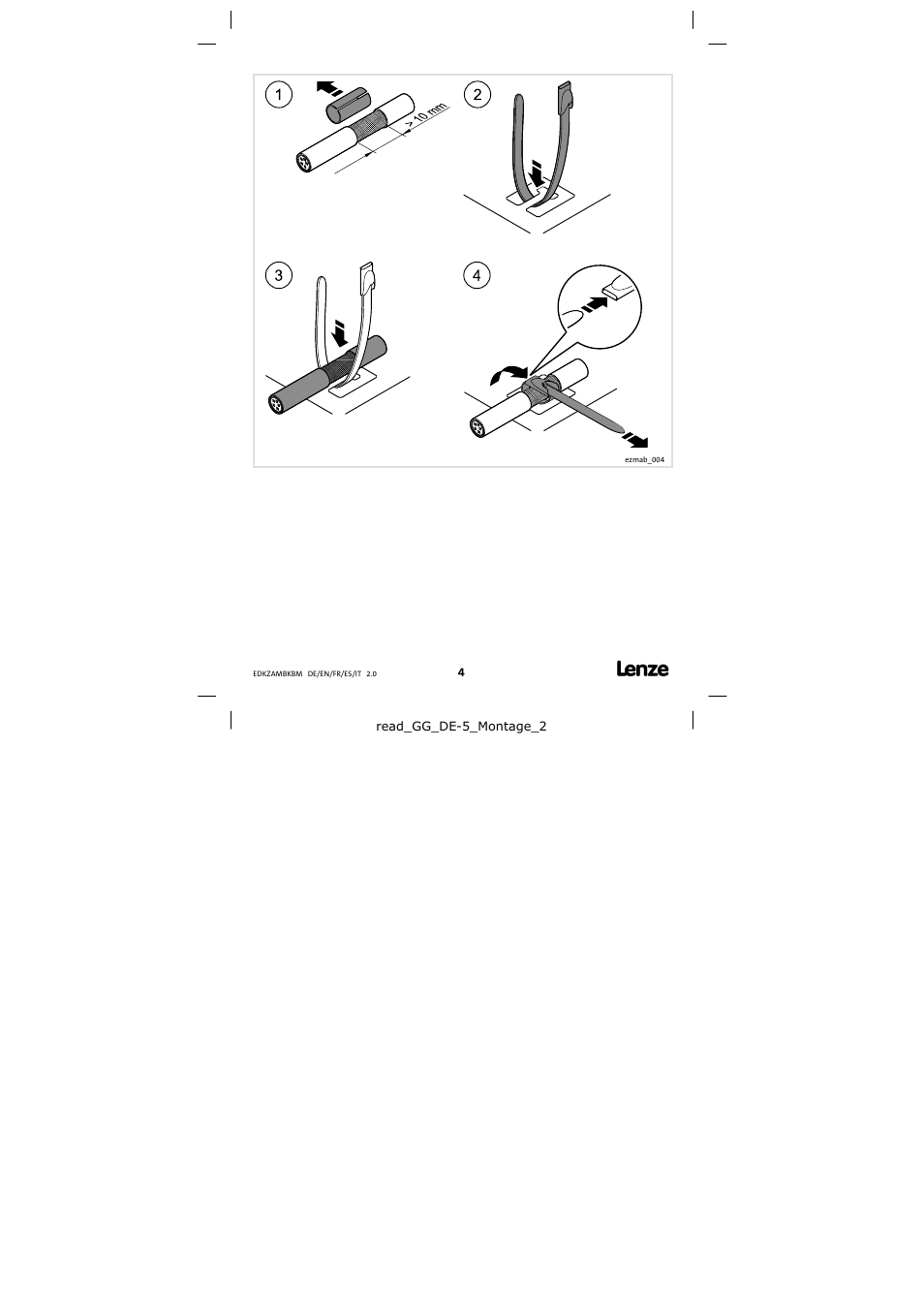 Lenze EZAMBKBM User Manual | Page 4 / 6