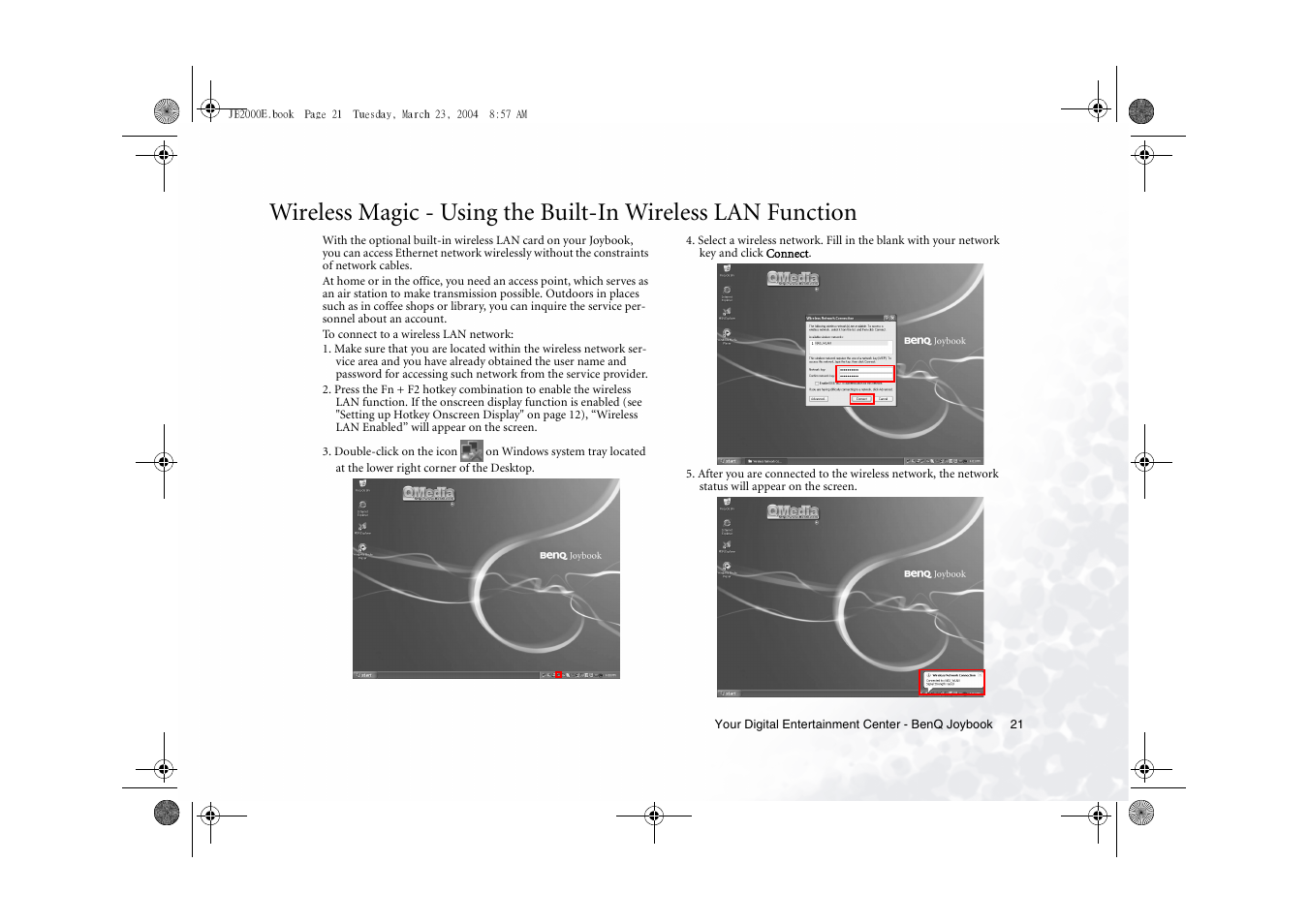 BenQ Joybook 2000 Series User Manual | Page 25 / 38