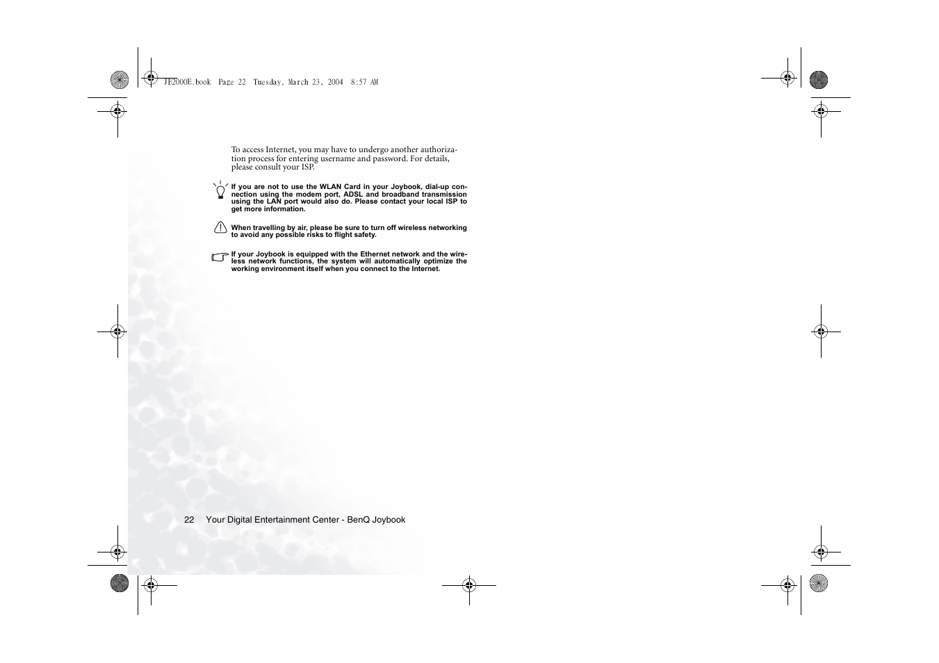 BenQ Joybook 2000 Series User Manual | Page 26 / 38