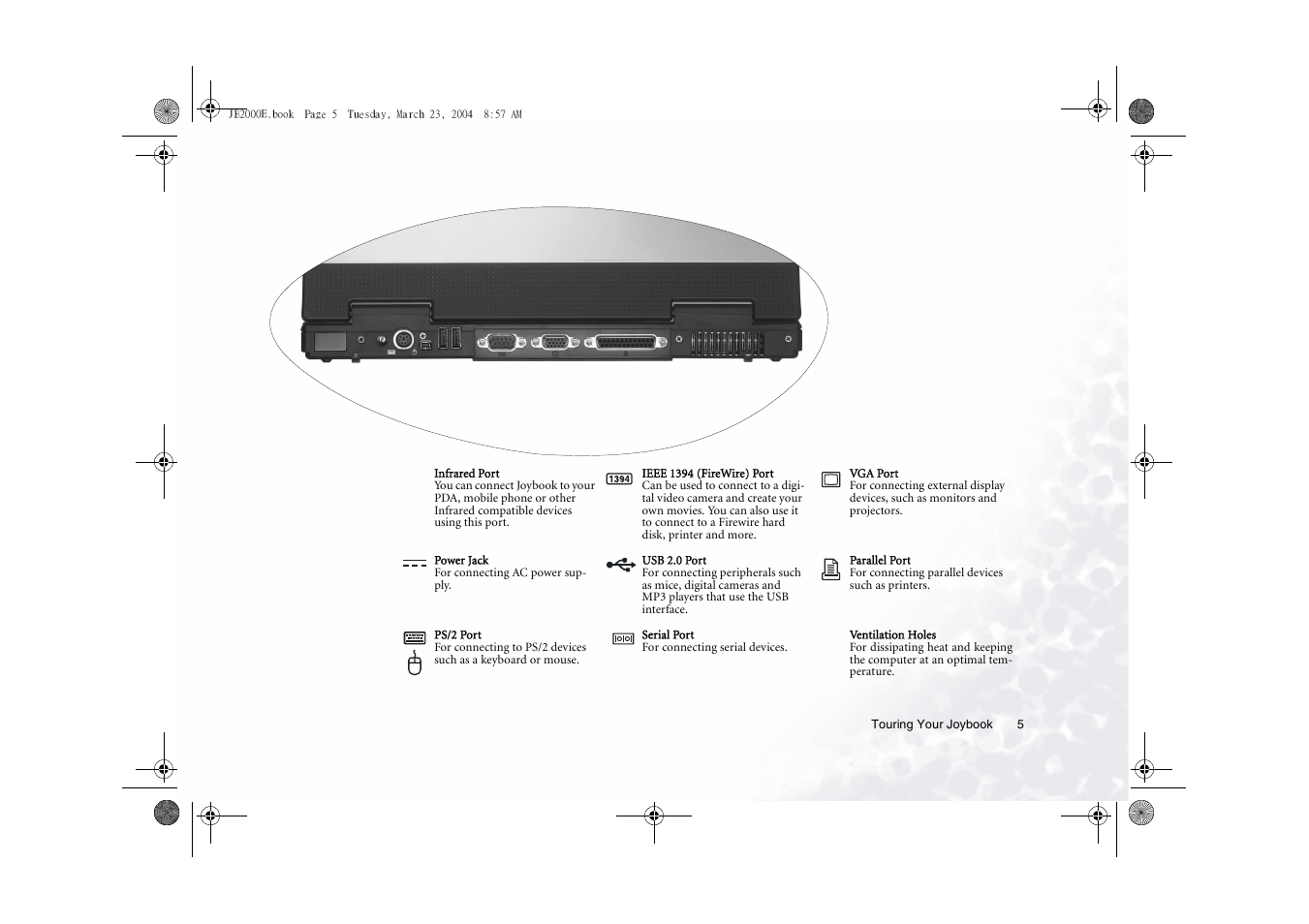 BenQ Joybook 2000 Series User Manual | Page 9 / 38