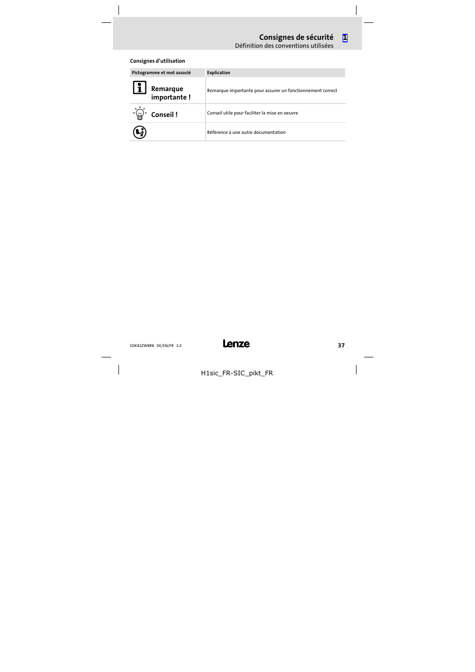 Lenze E82ZWBRB User Manual | Page 37 / 48