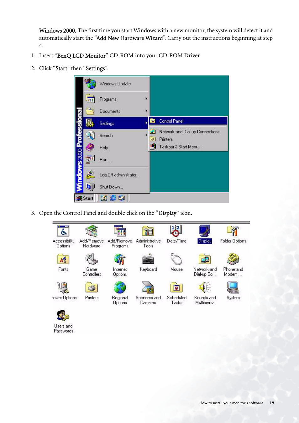 BenQ FP785 User Manual | Page 19 / 56
