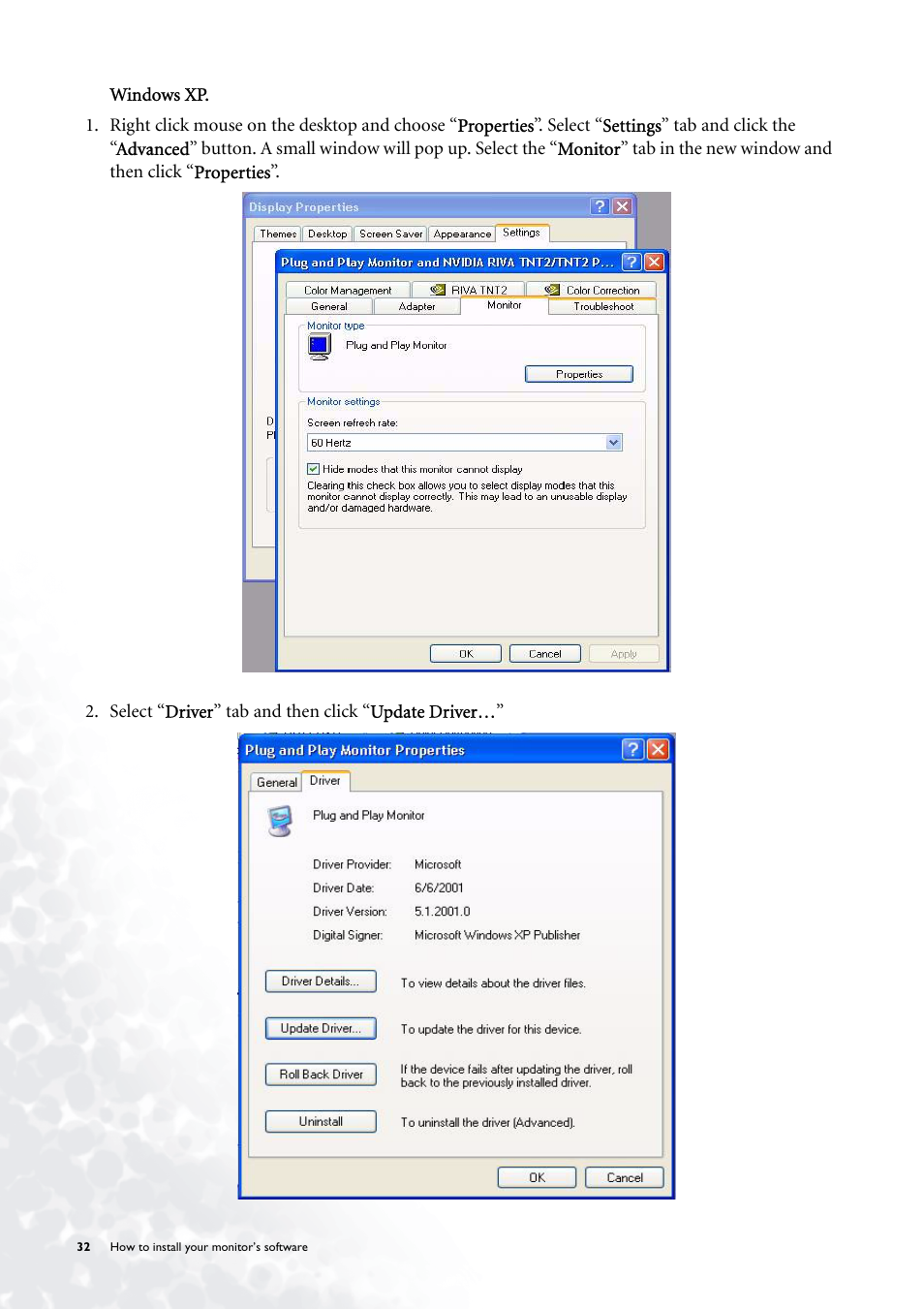BenQ FP785 User Manual | Page 32 / 56