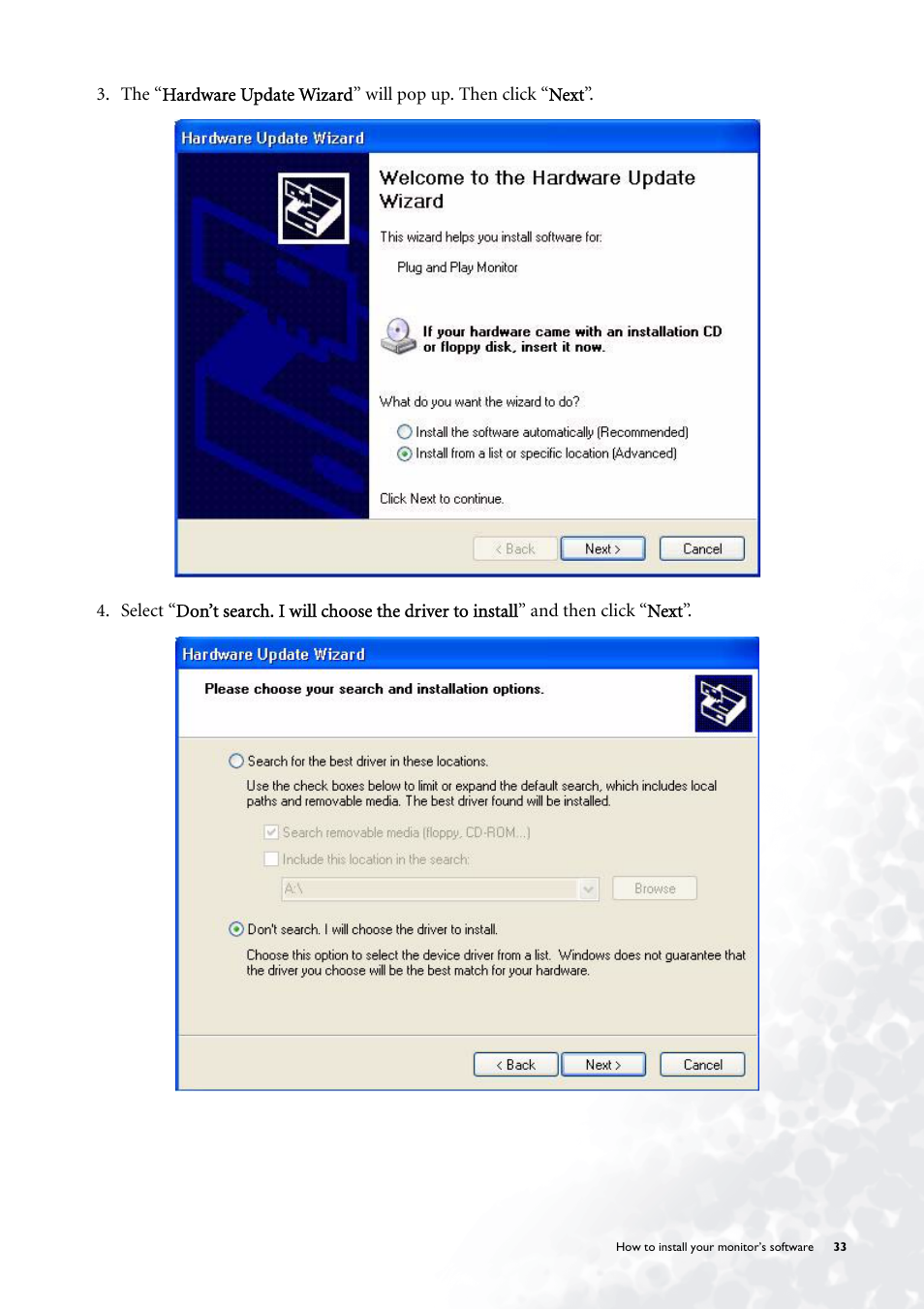BenQ FP785 User Manual | Page 33 / 56
