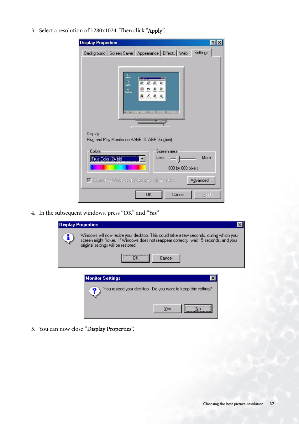 BenQ FP785 User Manual | Page 37 / 56