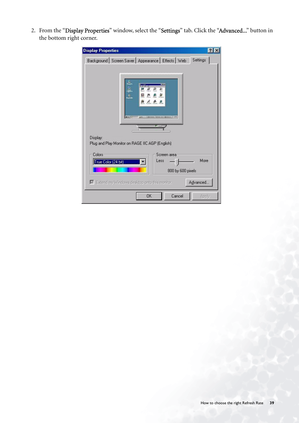 BenQ FP785 User Manual | Page 39 / 56