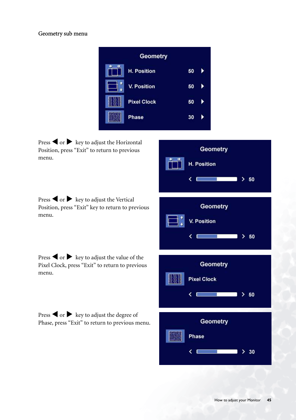 BenQ FP785 User Manual | Page 45 / 56