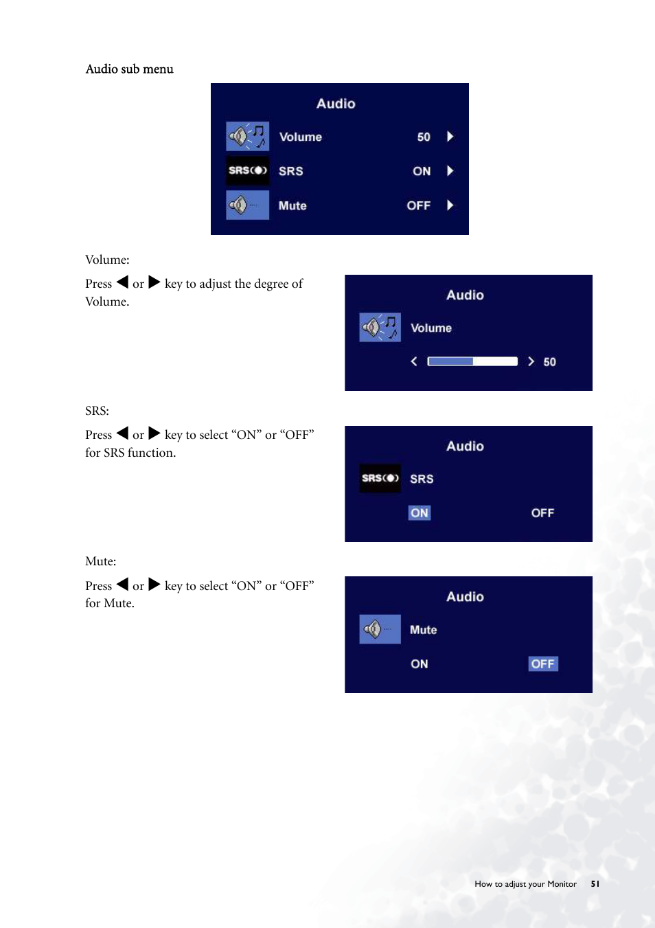 BenQ FP785 User Manual | Page 51 / 56