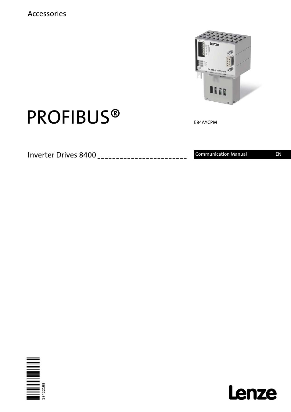 Lenze E84AYCPM User Manual | 115 pages