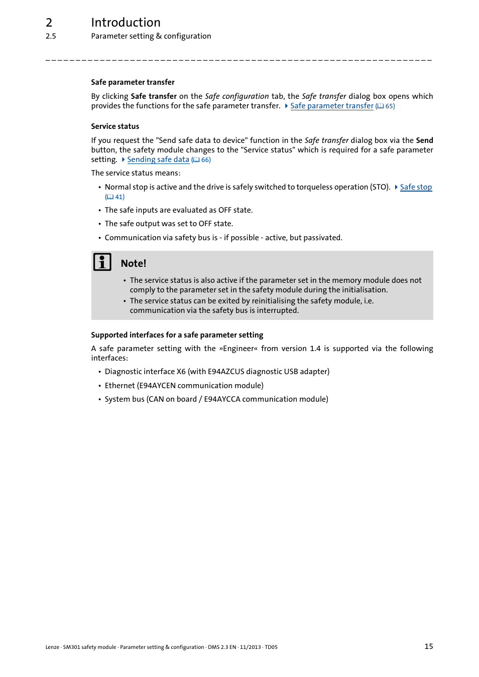 2introduction | Lenze E94AYAE SM301 User Manual | Page 15 / 134