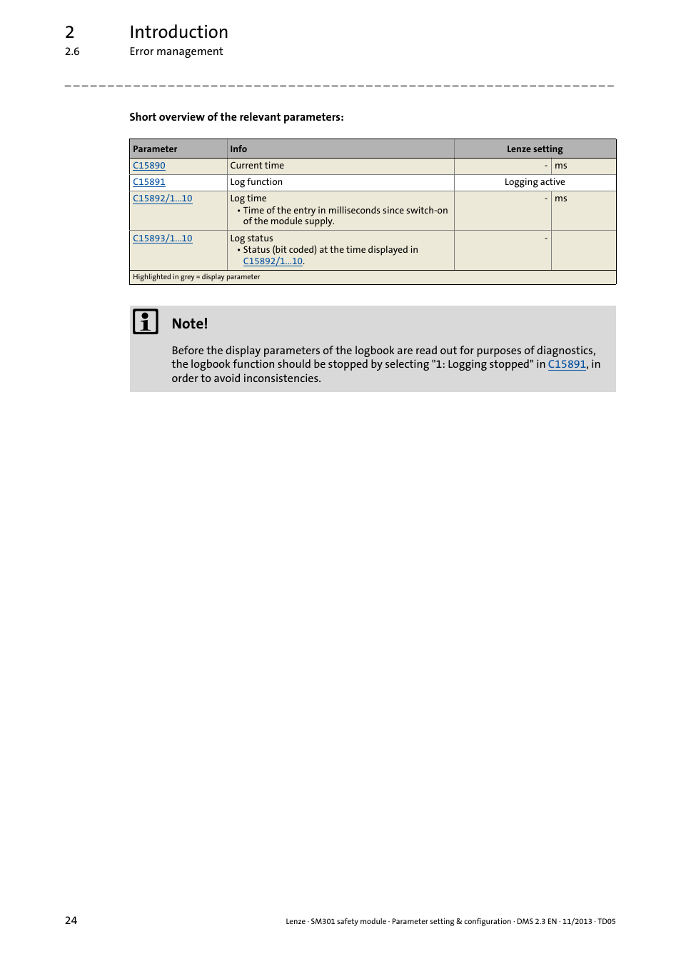 2introduction | Lenze E94AYAE SM301 User Manual | Page 24 / 134