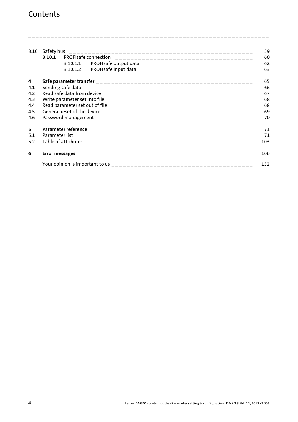Lenze E94AYAE SM301 User Manual | Page 4 / 134