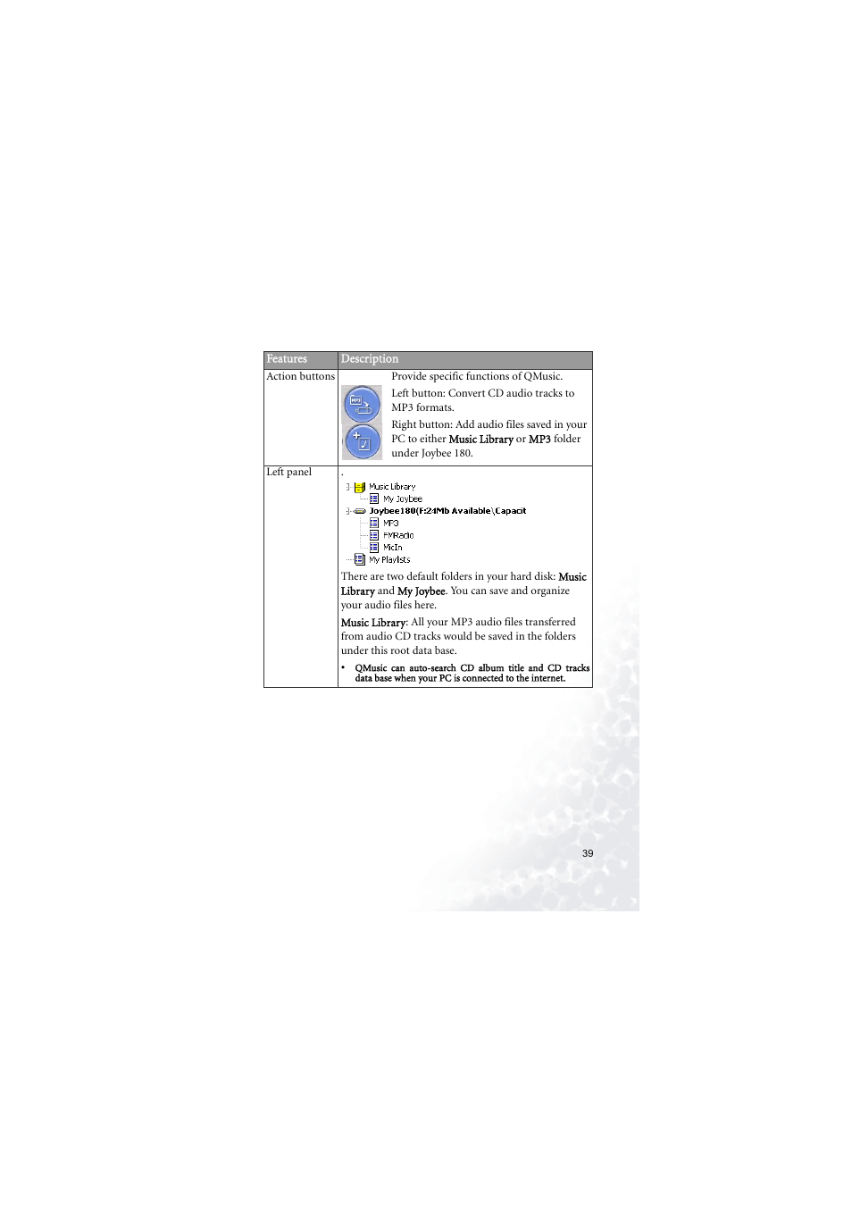BenQ Joybee 180 User Manual | Page 45 / 64
