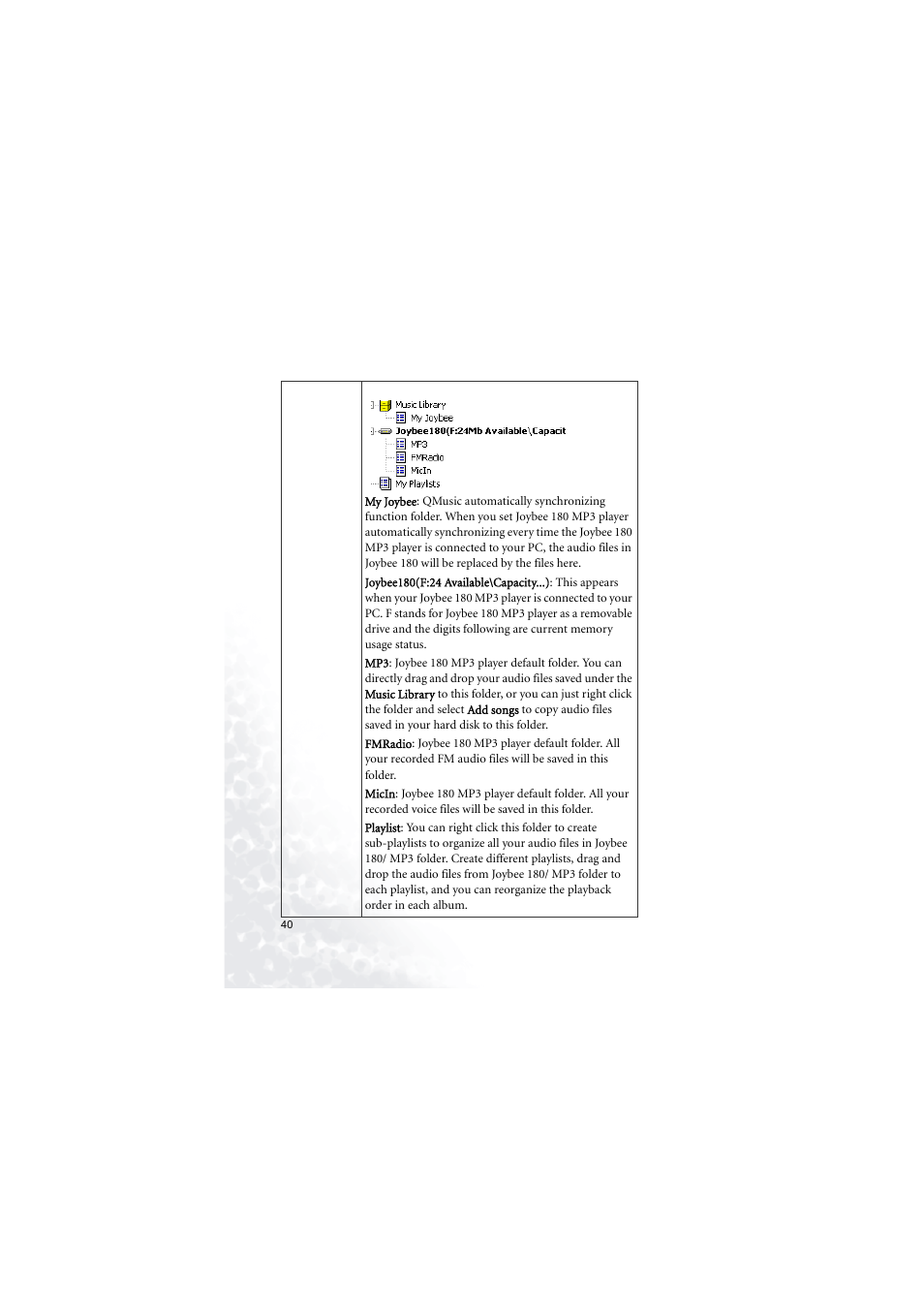 BenQ Joybee 180 User Manual | Page 46 / 64