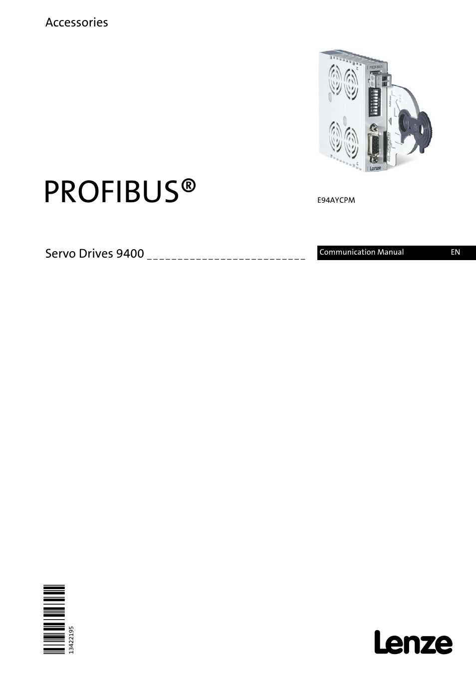 Lenze E94AYCPM User Manual | 125 pages