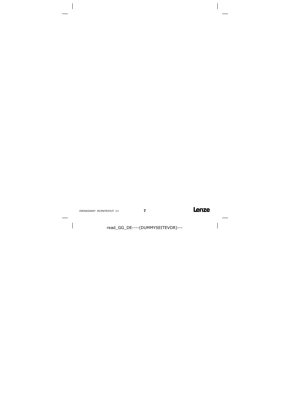 Lenze E94AZJA007 User Manual | Page 7 / 8