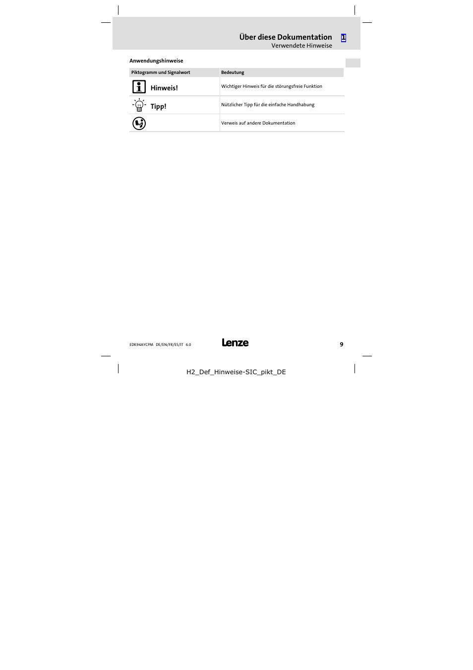 Lenze E94AYCPM User Manual | Page 9 / 114