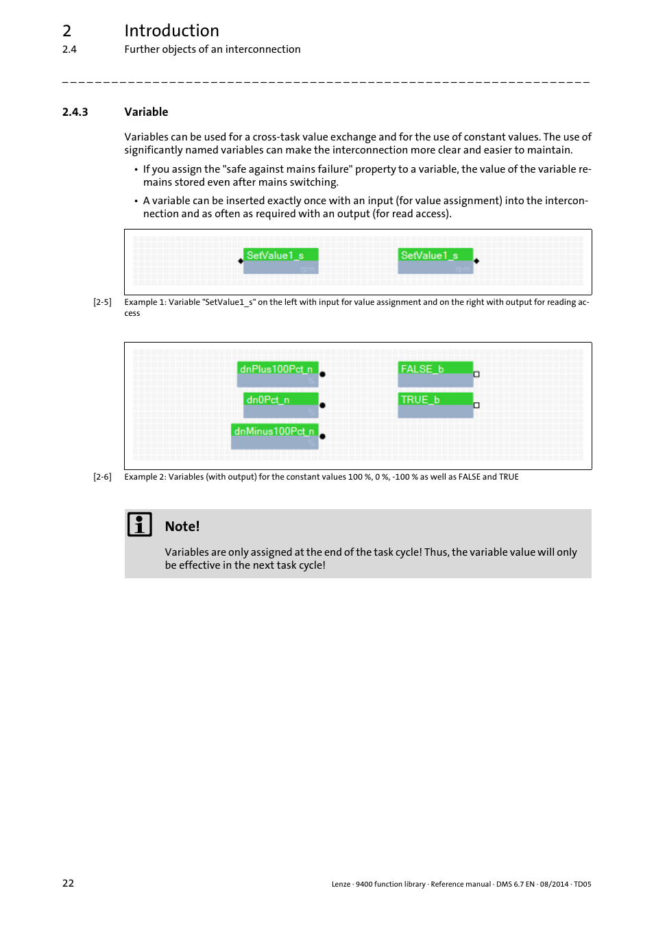3 variable, Variable, 2introduction | Lenze E94A User Manual | Page 22 / 682