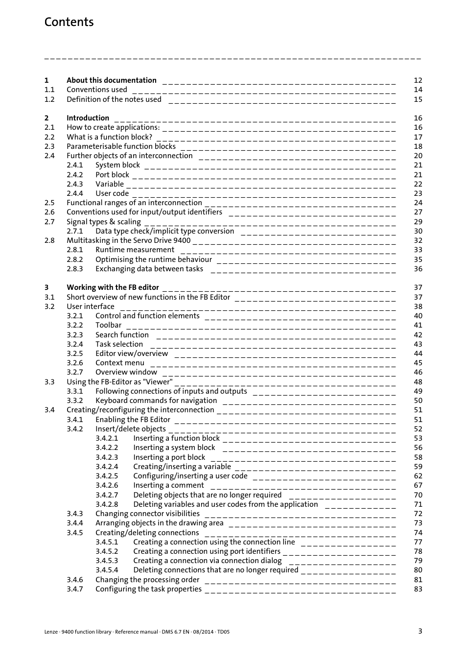 Lenze E94A User Manual | Page 3 / 682
