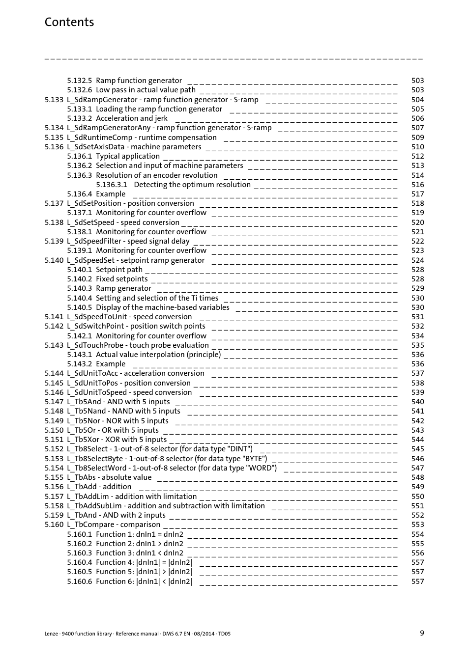 Lenze E94A User Manual | Page 9 / 682
