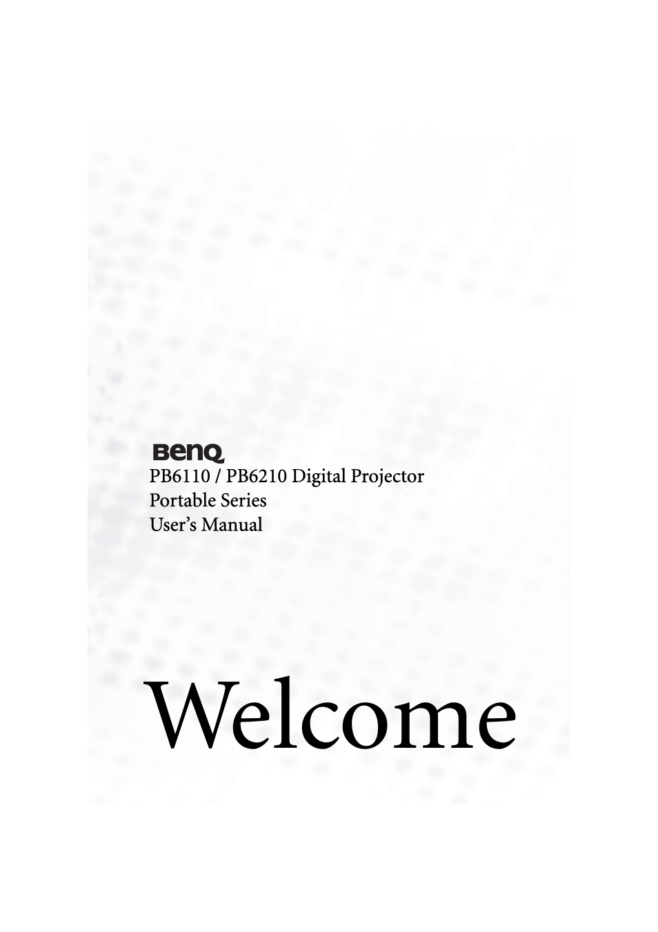 BenQ PB6210 User Manual | 48 pages