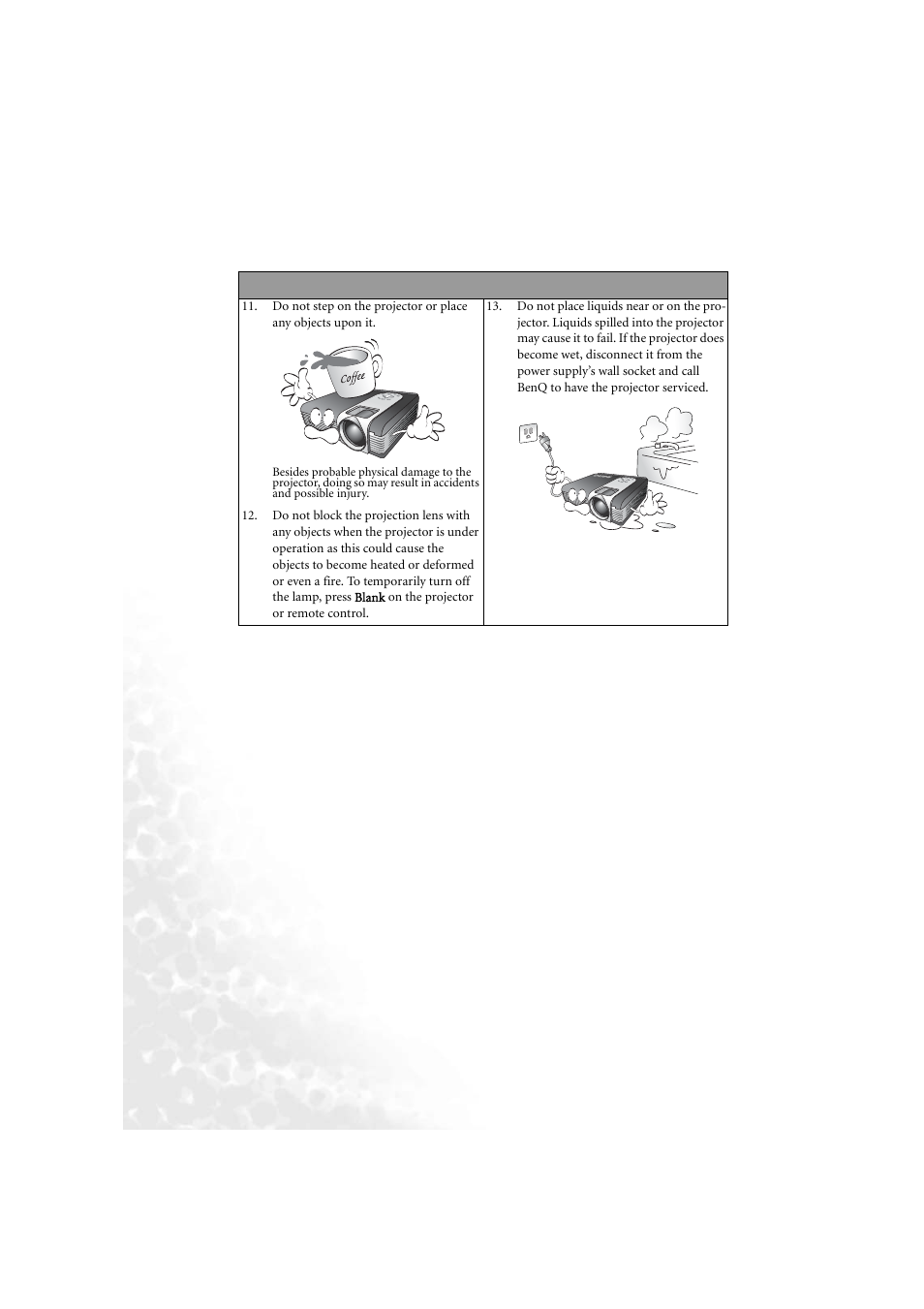 BenQ PB6210 User Manual | Page 8 / 48