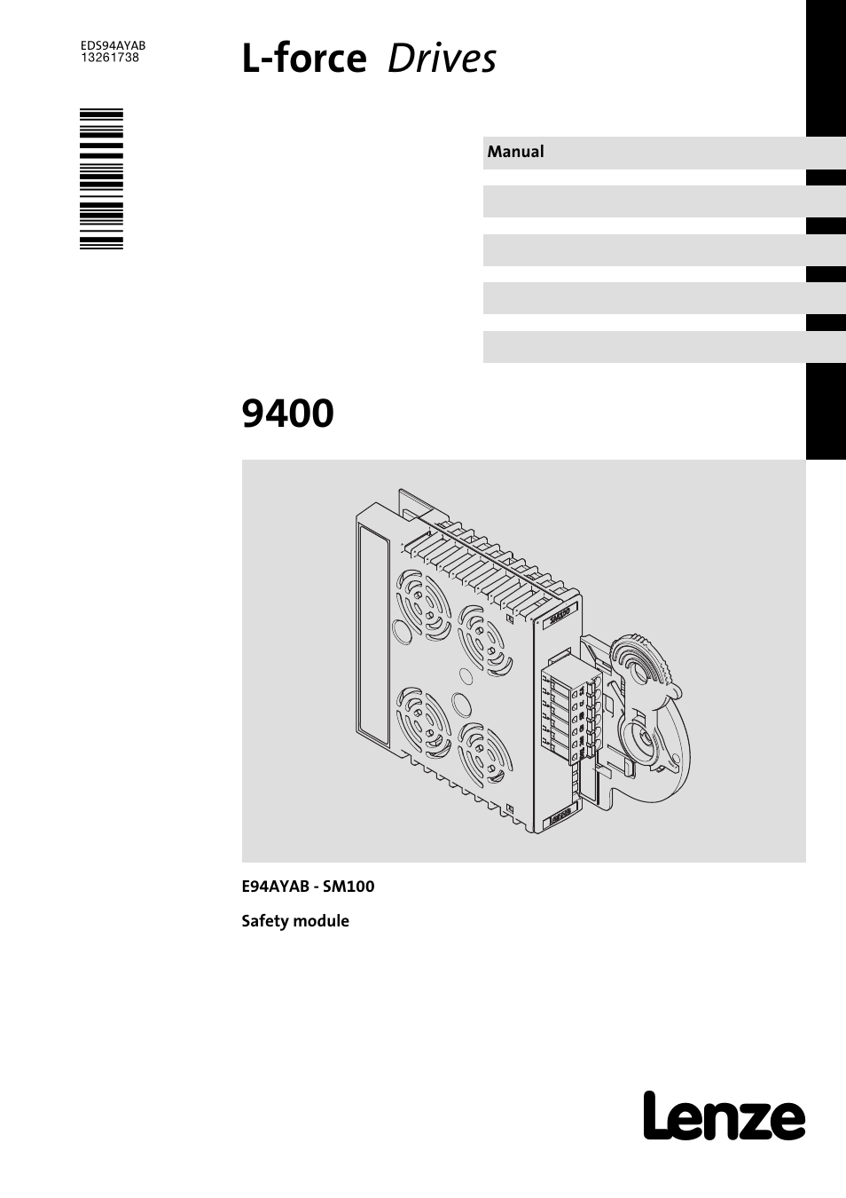 Lenze E94AYAB − SM100 User Manual | 20 pages