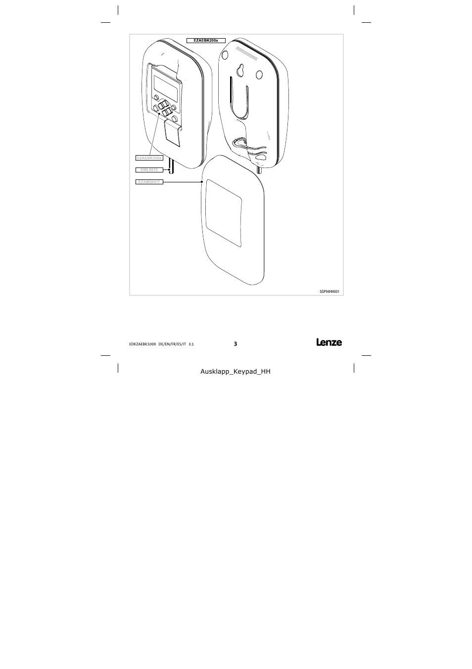 Lenze EZAEBK200x User Manual | Page 3 / 12