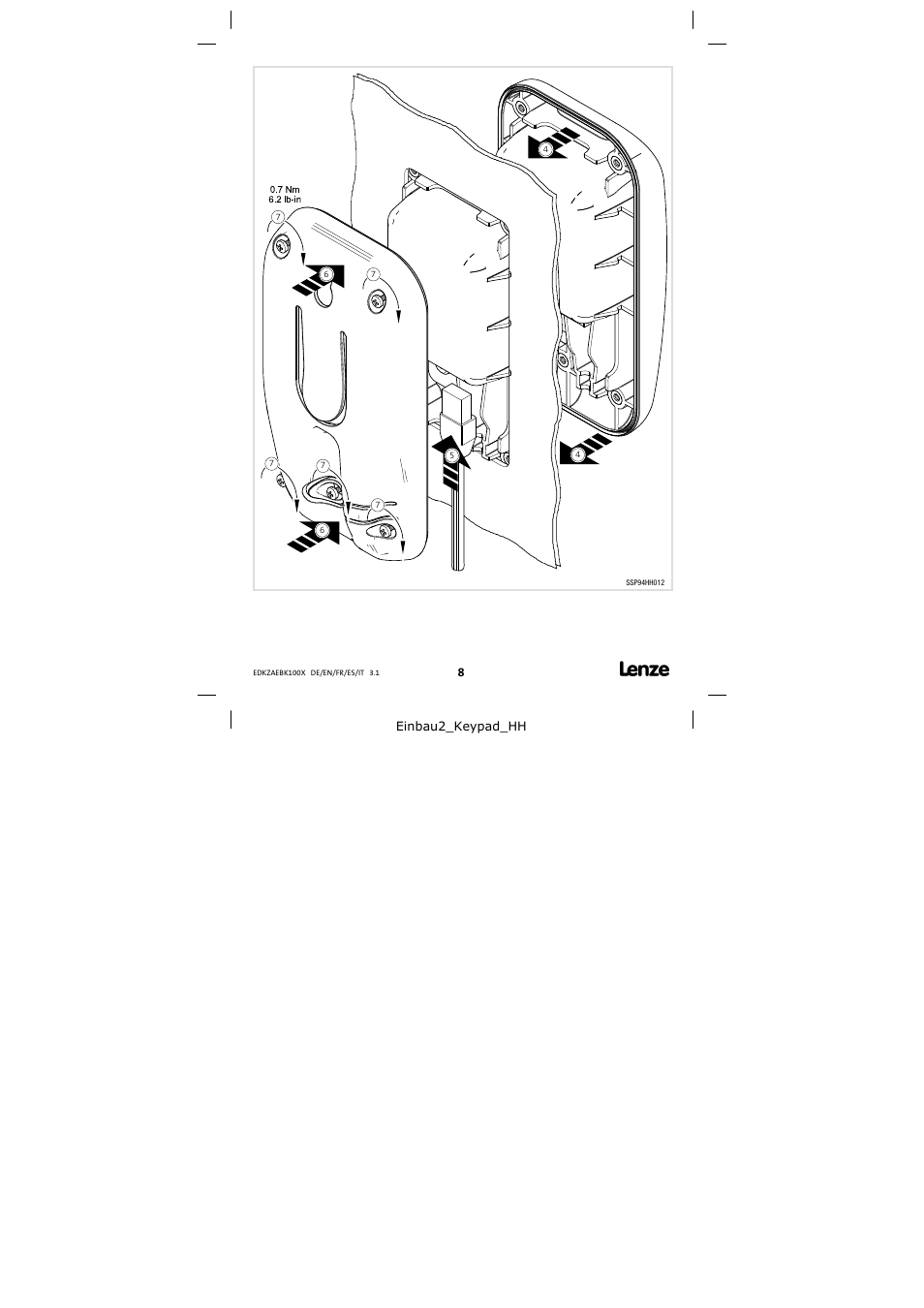 Lenze EZAEBK200x User Manual | Page 8 / 12