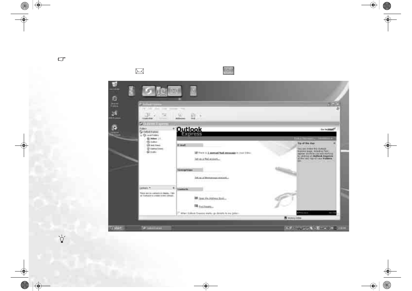 Sending and receiving e-mail | BenQ JOYBOOK S72 User Manual | Page 22 / 58