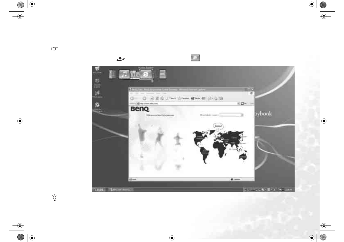 Getting online | BenQ JOYBOOK S72 User Manual | Page 23 / 58