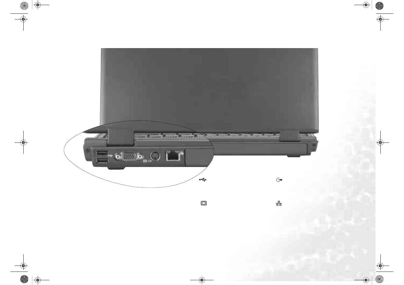 Rear view | BenQ JOYBOOK S72 User Manual | Page 9 / 58
