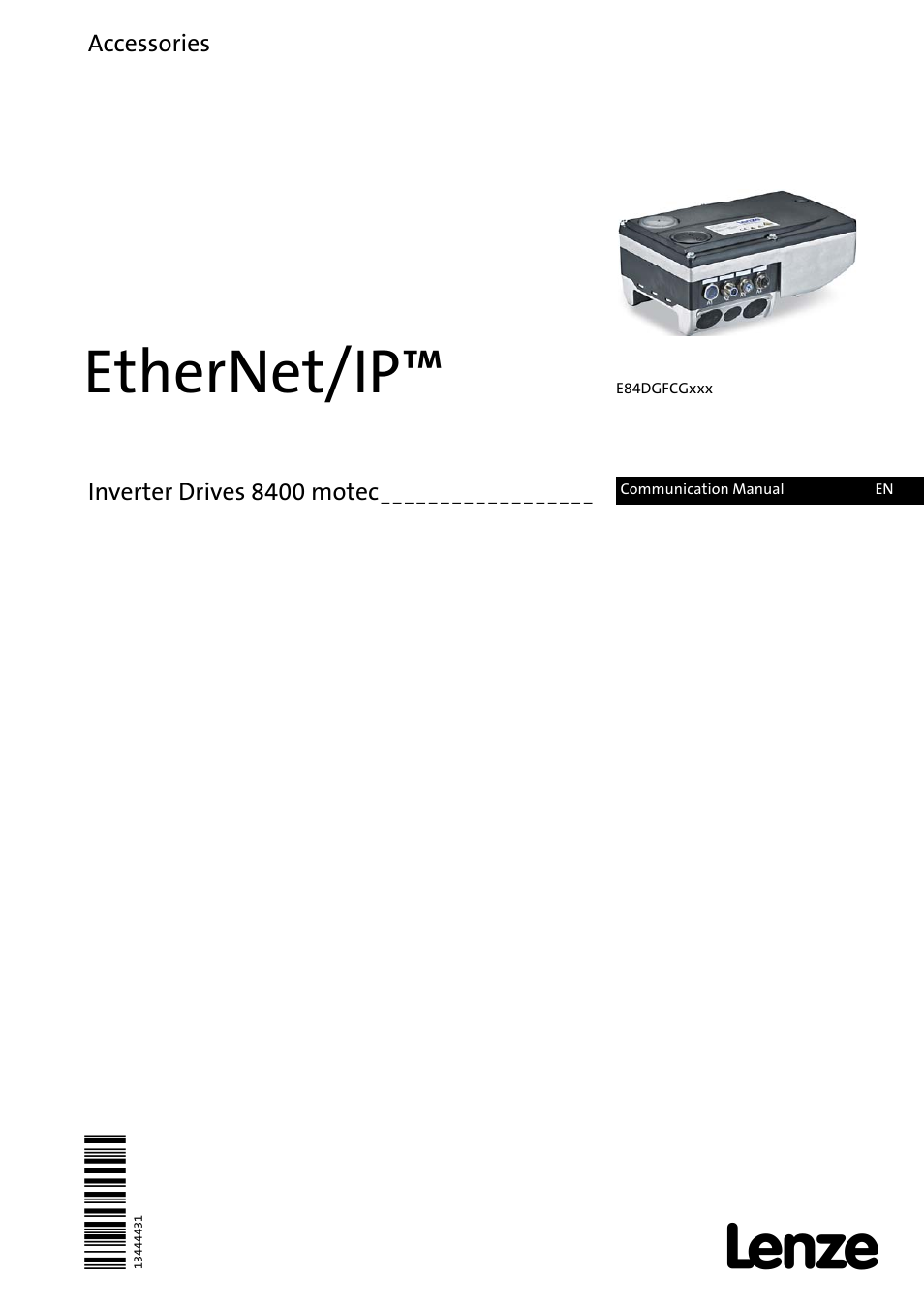Lenze E84DGFCG User Manual | 149 pages