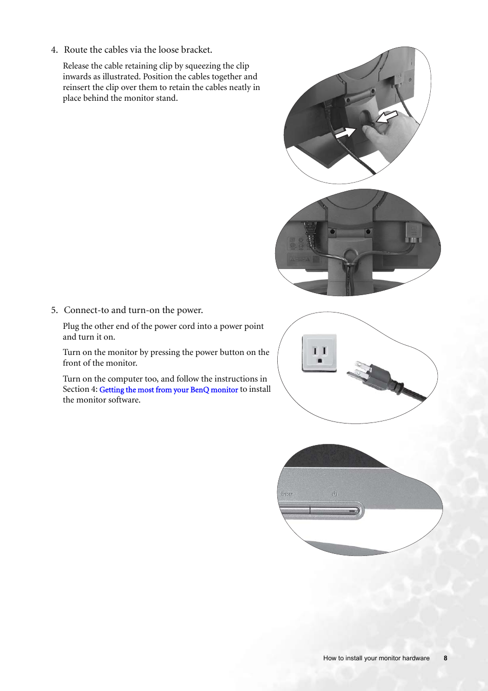BenQ FP91G User Manual | Page 8 / 36