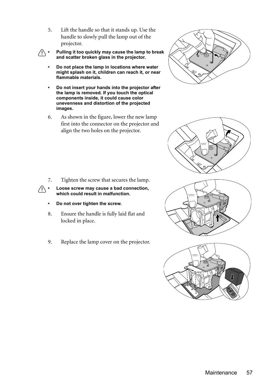 BenQ MP723 User Manual | Page 57 / 66