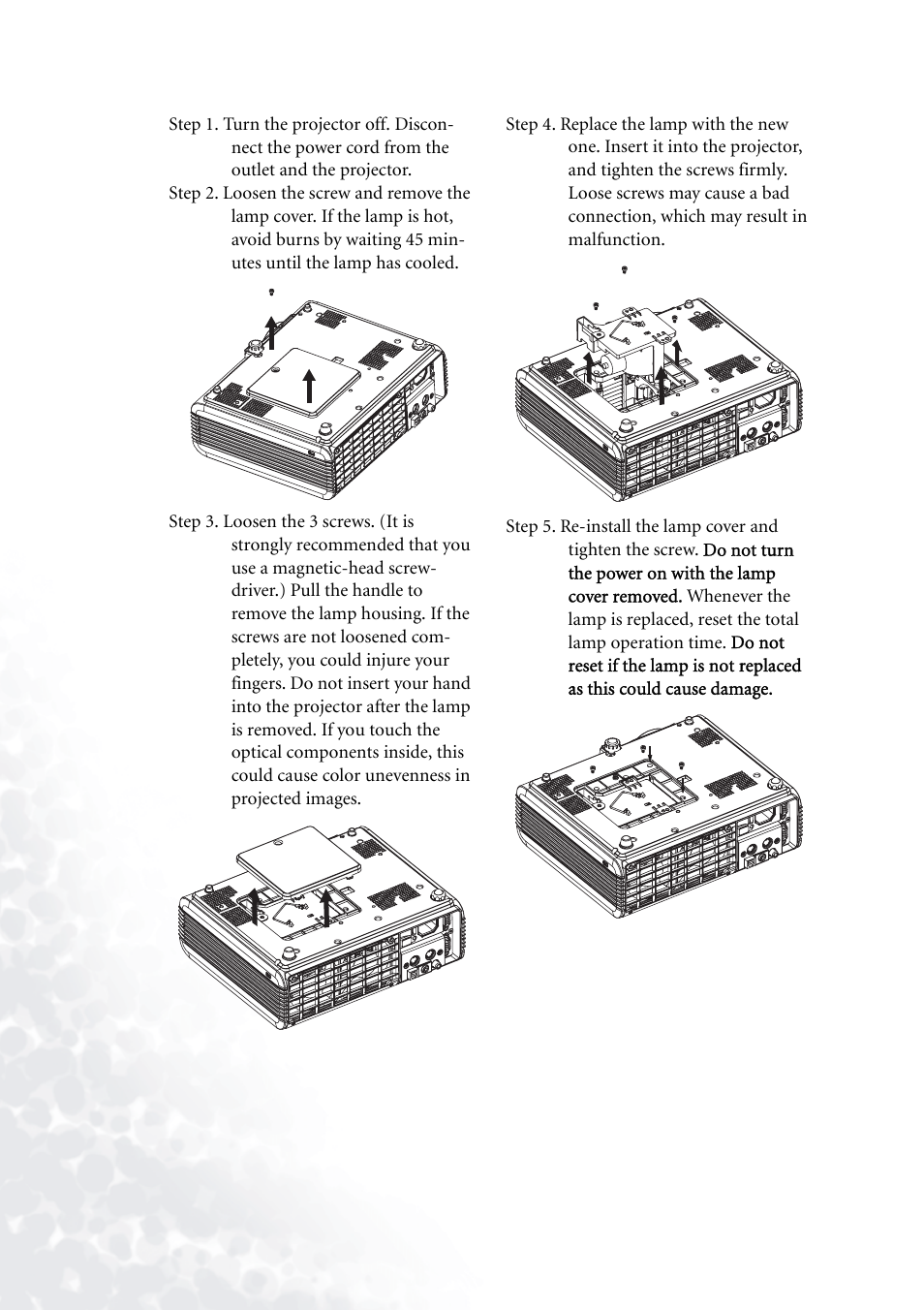BenQ PB7230 User Manual | Page 32 / 44