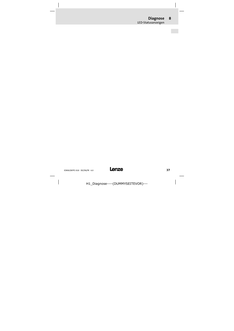 Lenze E82ZAFPC010 User Manual | Page 37 / 106