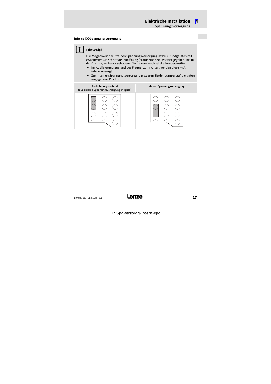 Lenze EMF2133IB User Manual | Page 17 / 104