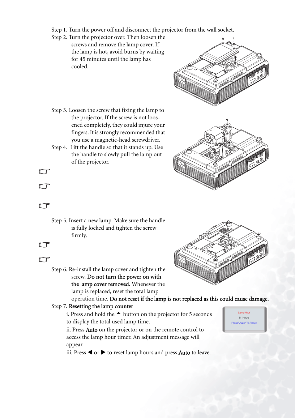 BenQ PB2140/PB2240 User Manual | Page 35 / 44