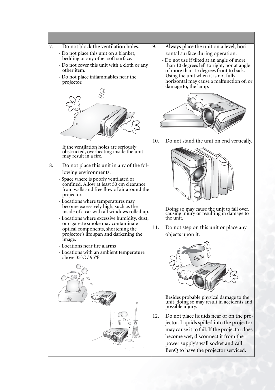 BenQ PB2140/PB2240 User Manual | Page 7 / 44