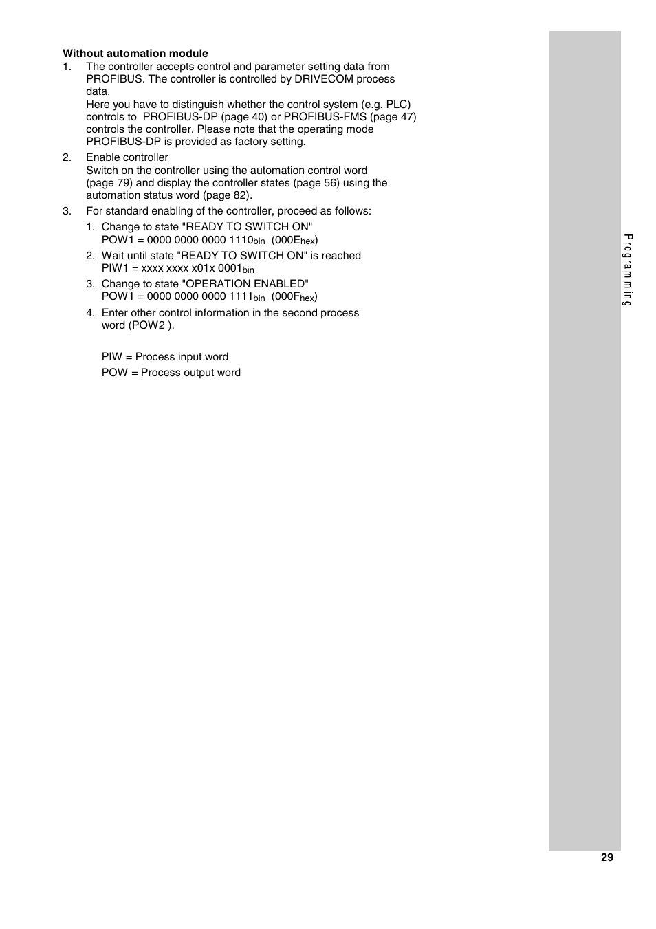 Lenze 2130IB User Manual | Page 31 / 92