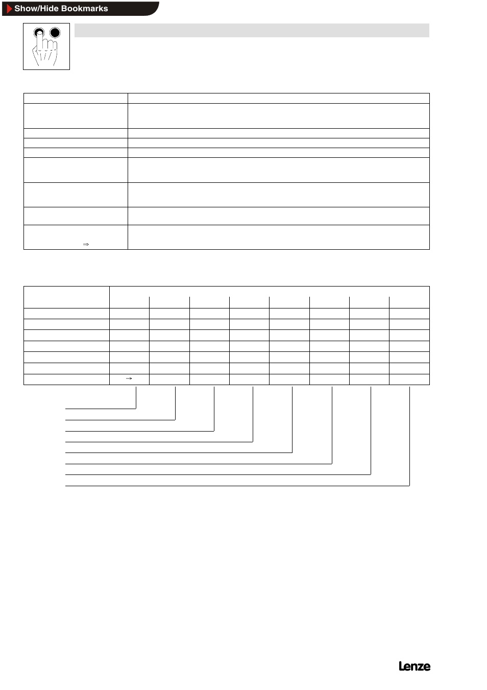 Parameter setting | Lenze 2131IB User Manual | Page 39 / 60